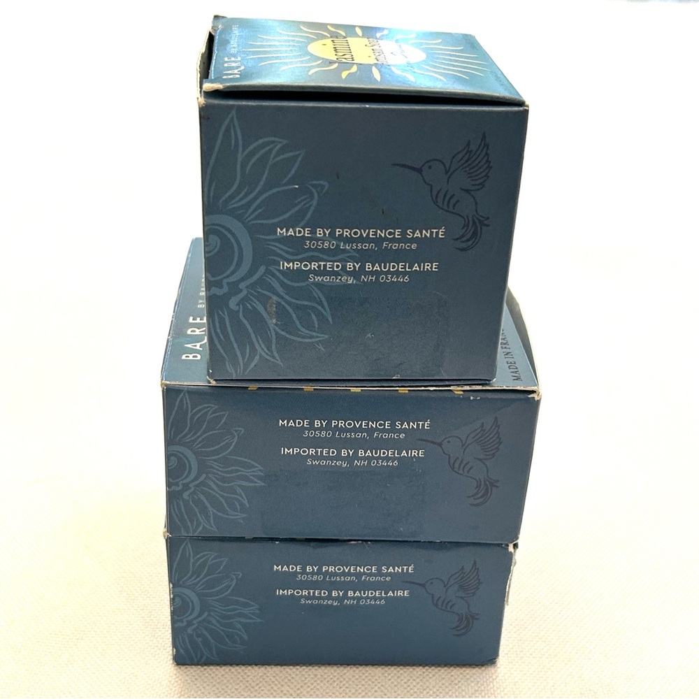 BARE Baudelaire Jasmine Artisan Soap 4 Bars 2 - 7oz & 2 - 2.7oz Made in France - Picture 14 of 16